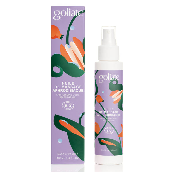 Afrodiziakálny masážny olej Goliate <tc>BIO</tc>
