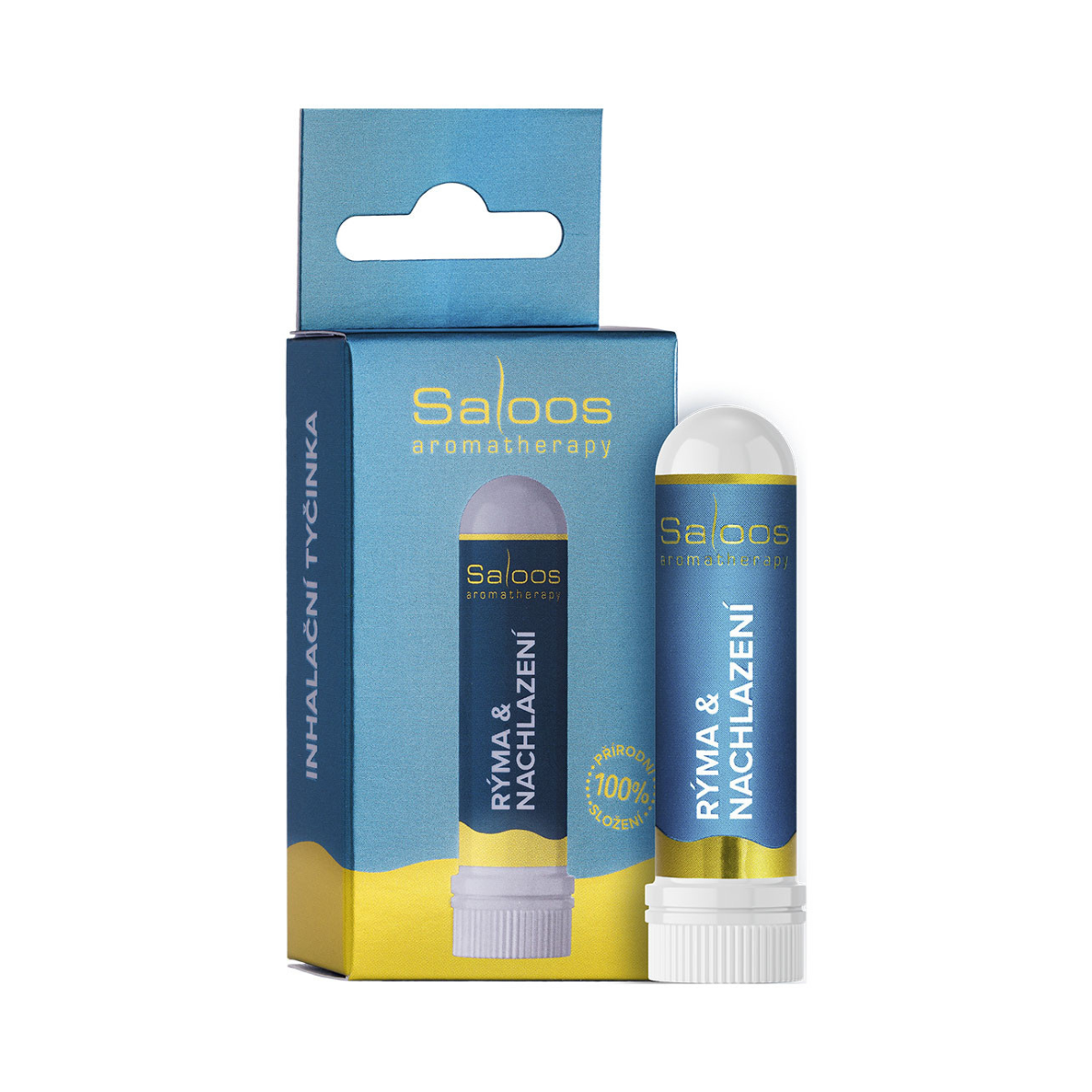 Saloos Inhalační tyčinka Rýma & Nachlazení