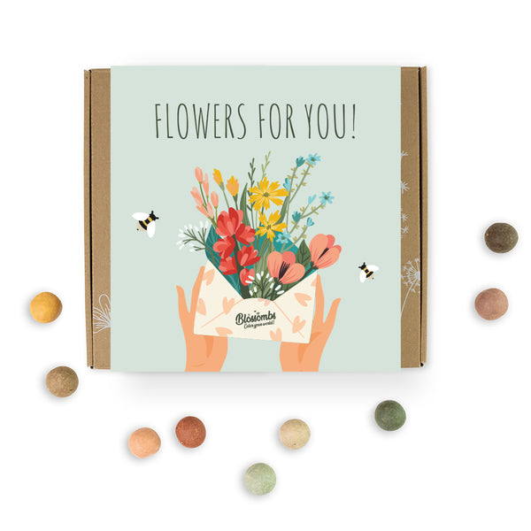 Kvetinové bomby - darčeková krabička (9 ks)