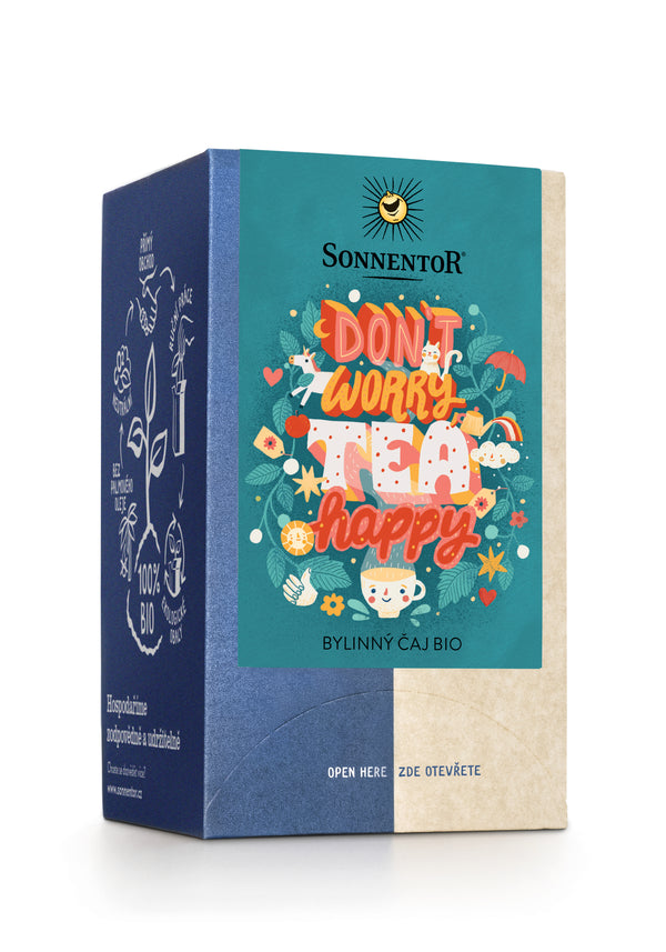 Sonnentor Bylinný čaj Nebojte sa TEA happy <tc>BIO</tc> - nálevové vrecká (18 x 1,5 g)