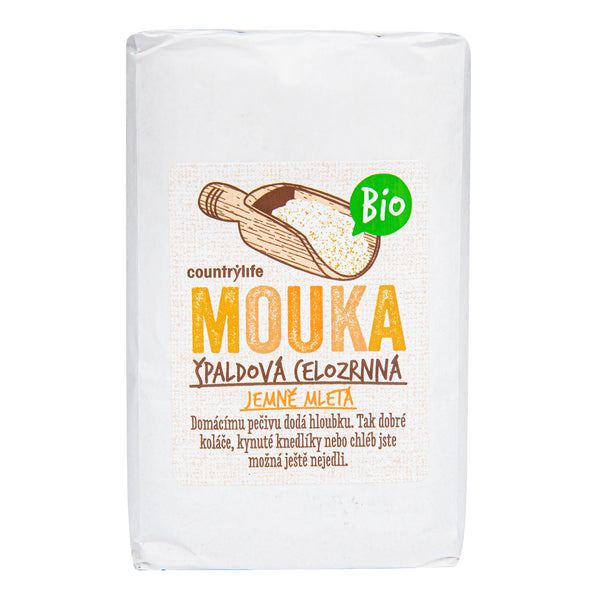 210040 Mouka špaldová celozrnná jemně mletá 1 kg BIO COUNTRY LIFE-2