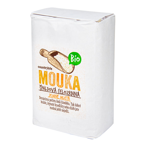 210040 Mouka špaldová celozrnná jemně mletá 1 kg BIO COUNTRY LIFE-3