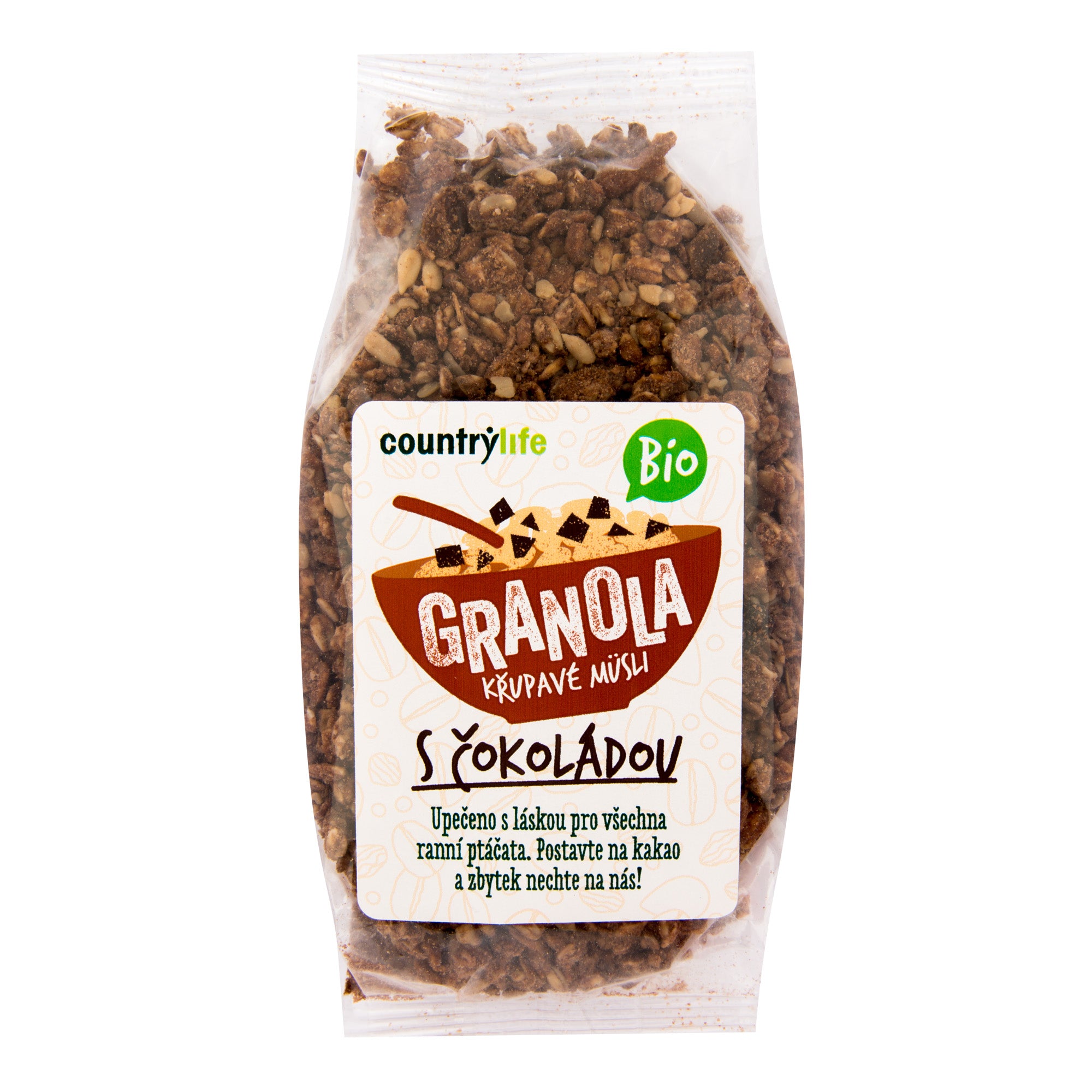 230078 Granola - Křupavé müsli s čokoládou 350 g BIO   COUNTRY LIFE-1