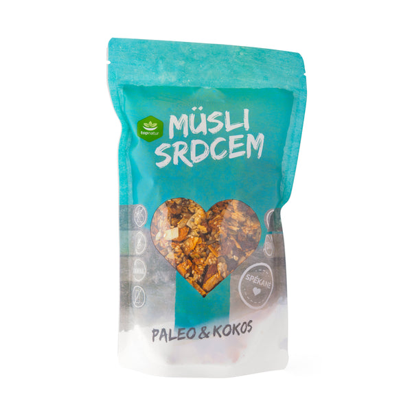233080 Müsli srdcem paleo & kokos350 g TOPNATUR-1
