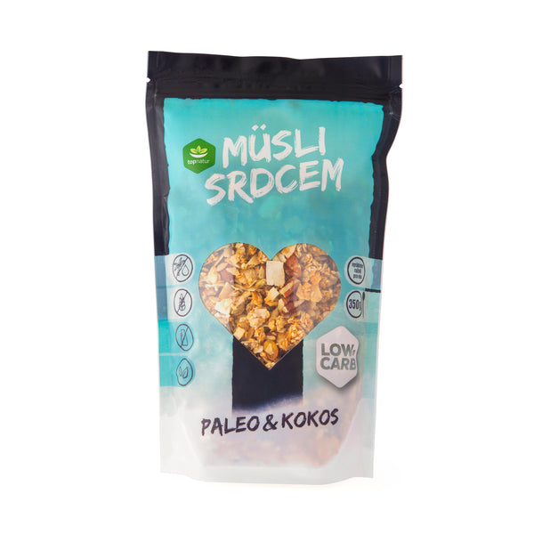 233081 Müsli srdcem paleo & kokos LOW CARB350 g TOPNATUR-1