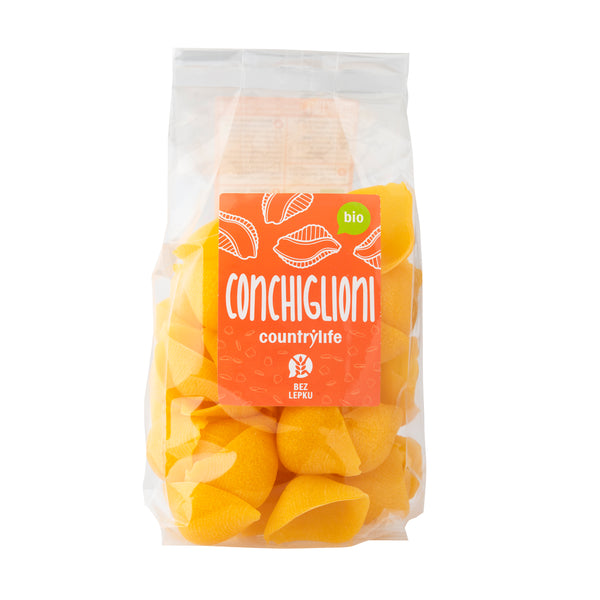 260189 Těstoviny conchiglioni kukuřično-rýžové 300 g BIO COUNTRY LIFE-1
