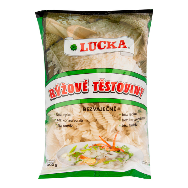 263013 Těstoviny vřetena rýžové bezlepkové 300 g LUCKA-1