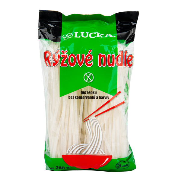 263014 Těstoviny nudle rýžové 3 mm bezlepkové 240 g LUCKA-2