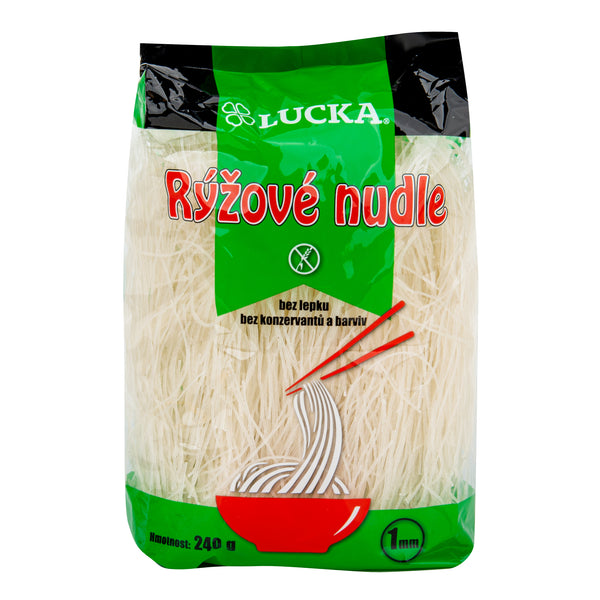 263022 Těstoviny nudle rýžové 1 mm bezlepkové 240 g LUCKA-2