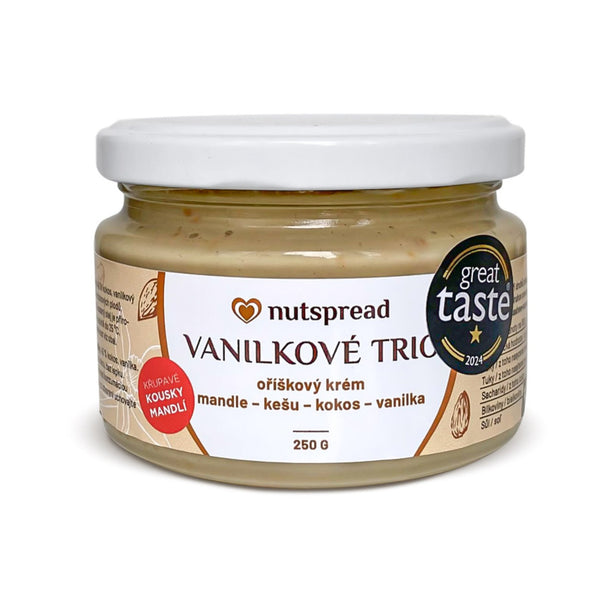 323015 Krém Vanilkové Trio 250 g NUTSPREAD-1