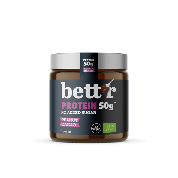 325373 Pomazánka proteinová arašídy a kakao bez přidaného cukru 250 g BIOBETT´R-1