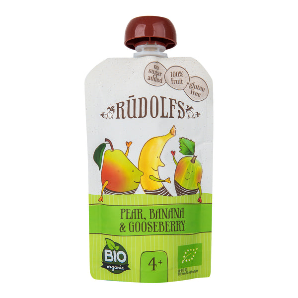 330093 Kapsička ovocná hruška, banán, angrešt 110 g BIO RUDOLFS-1