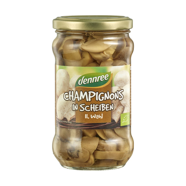 341066 Žampióny krájené ve slaném nálevu 280 g BIO DENNREE-1