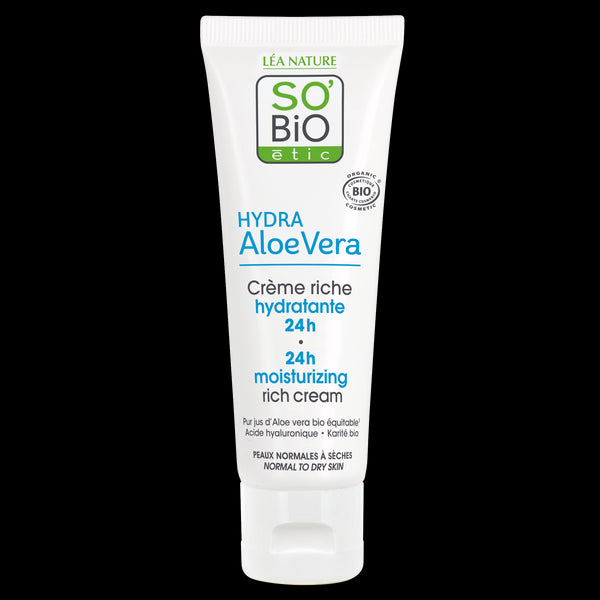 SO’BiO étic Krém bohatě hydratující denní s Aloe vera BIO (50 ml)