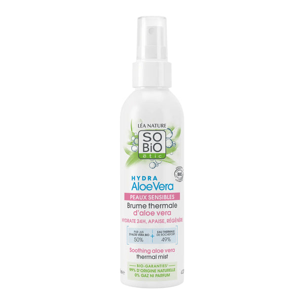 SO’BiO étic Mlha hydratační s aloe vera a termální vodou BIO (125 ml)