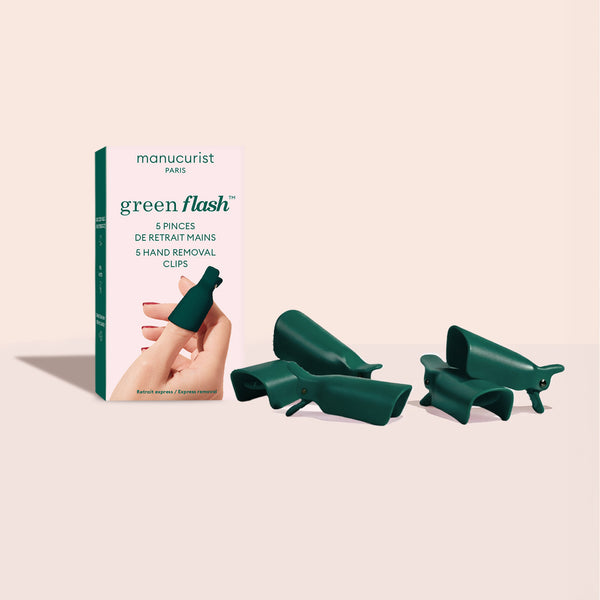 Manucurist klipy na odstraňovanie gélového náteru Green Flash LED (5 ks)