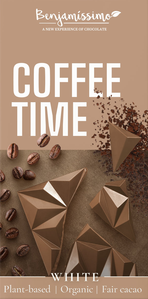 Benjamíssimo Čokoláda Coffee Time bez kofeinu BIO (60 g)
