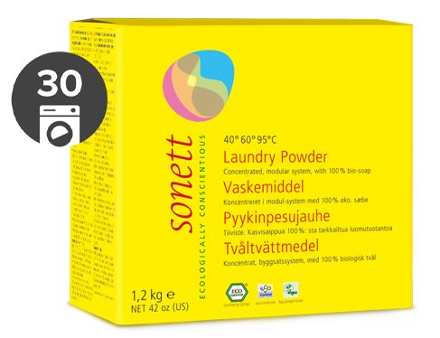 Sonett Prací prášok <tc>BIO</tc> - 10 kg - II. kvalita