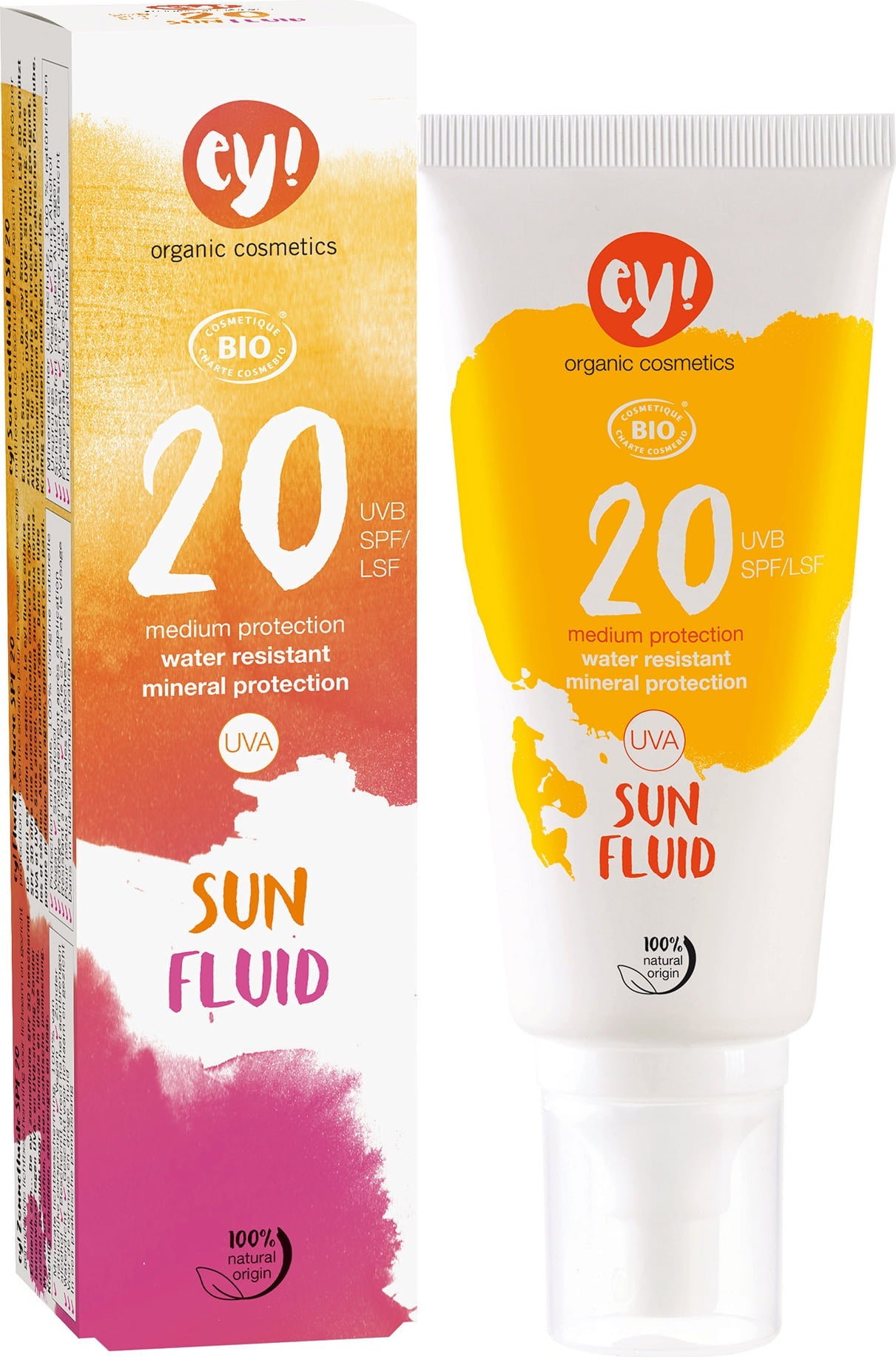Hej! Opaľovací krém v spreji SPF 20 <tc>BIO</tc> (100 ml)