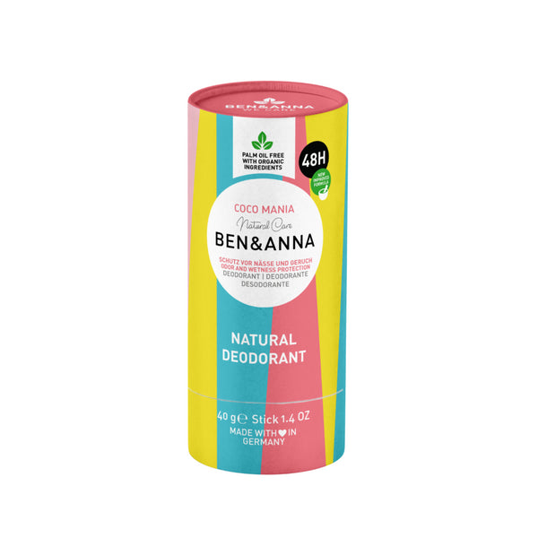 Tuhý dezodorant Ben & Anna (40 g) - kokos