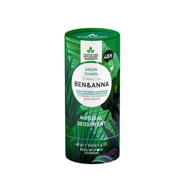 Tuhý dezodorant Ben & Anna (40 g) - zelený čaj