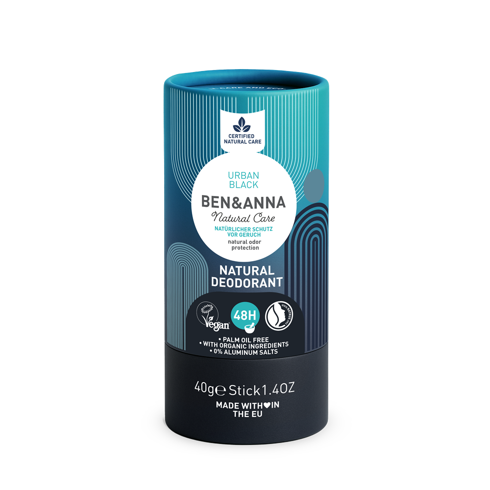 Tuhý dezodorant Ben & Anna (40 g) - Urban Black
