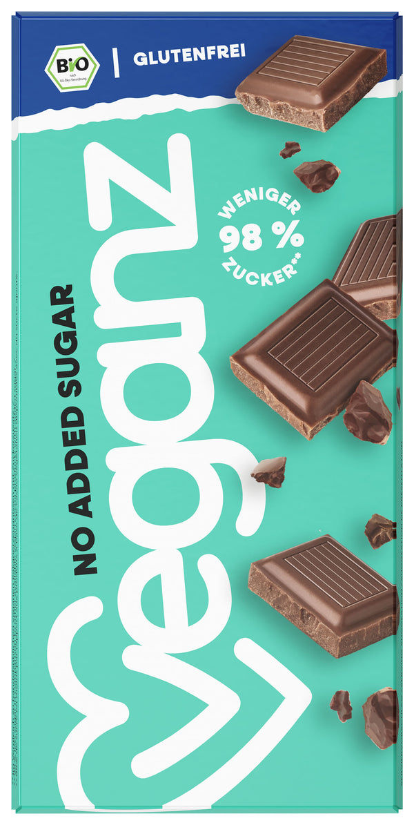 Veganz Čokoláda Classic bez přidaného cukru BIO (80 g) - min. trv. do 05/25