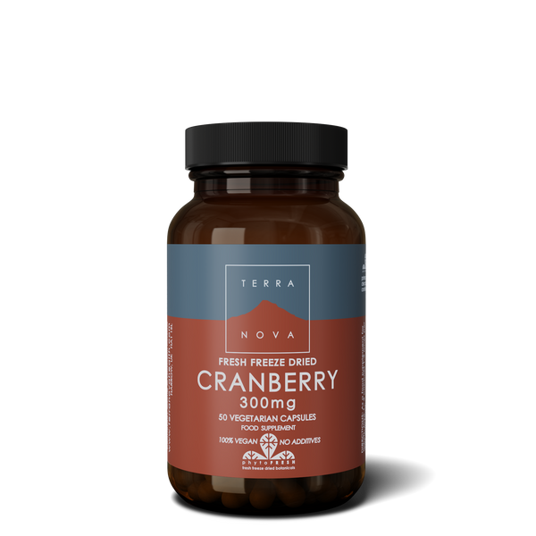 Terranova Health Brusinky sušené mrazem 300 mg BIO (50 kapslí)
