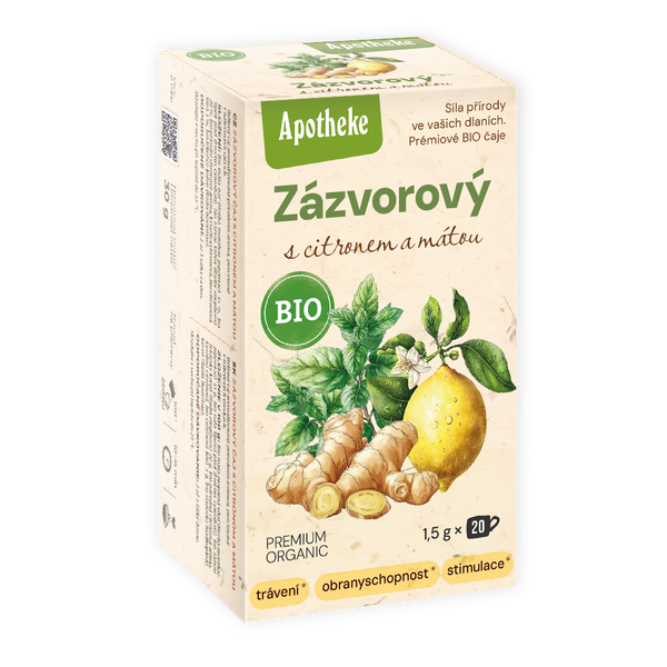 510106 Čaj Zázvorový s citronem a mátou 30 g BIO MEDIATE-1