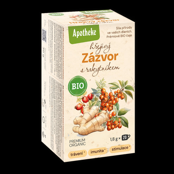 510605 Čaj Hřejivý zázvor s rakytníkem 20 sáčků 36 g BIO MEDIATE-1