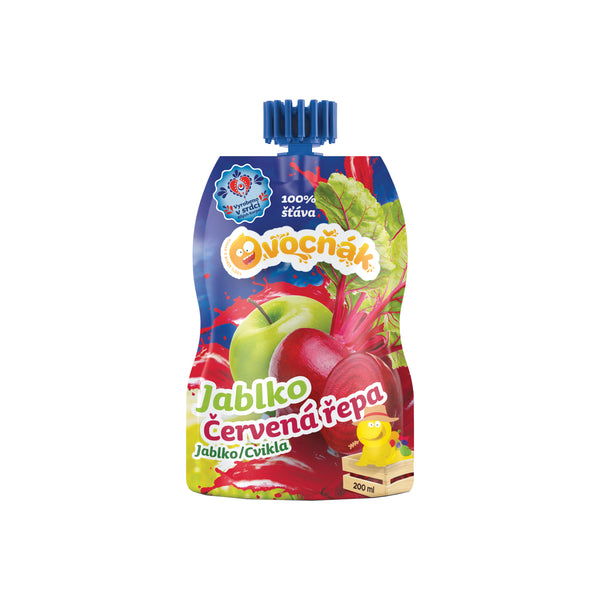 552079 Mošt ovocný jablko-červená řepa 200 ml OVOCŇÁK-1