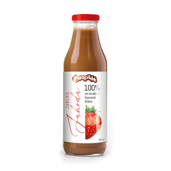 552107 Mošt ovocný jablko-jahoda sklo 750 ml OVOCŇÁK-1