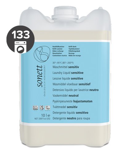 Sonett Univerzálny tekutý prací gél na bielu a farebnú bielizeň Sensitive <tc>BIO</tc> - II. kvalita