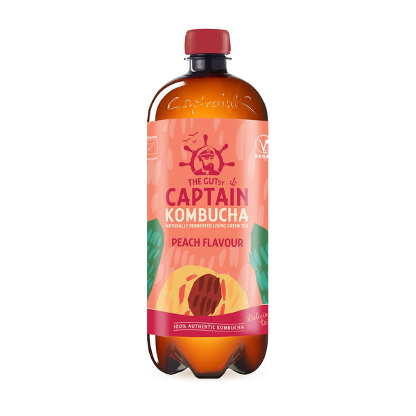 570090 Captain kombucha broskev 1 l BIO THE GUTSY-1