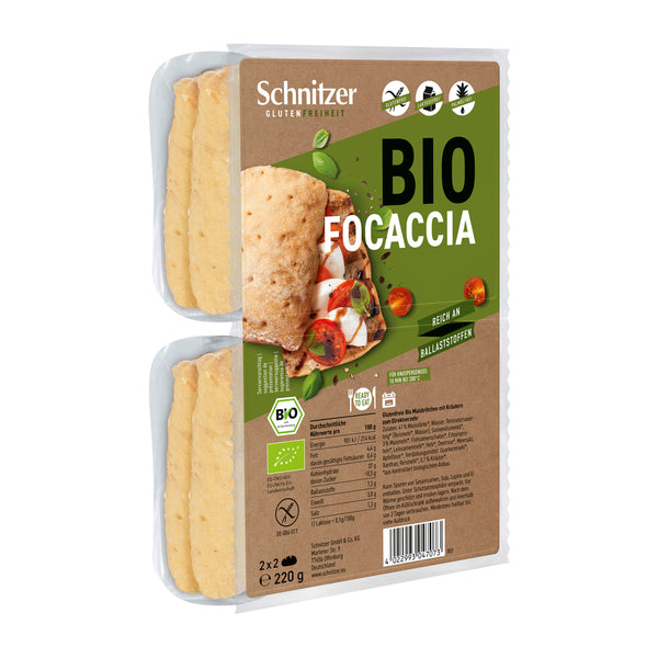 610069 Focaccia bezlepková 220 g BIO SCHNITZER-1