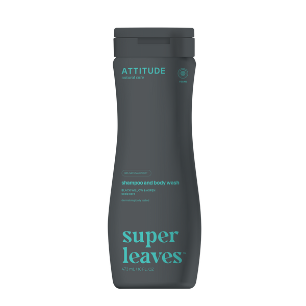 Attitude Pánský sprchový gel a šampon 2v1 Super Leaves - proti lupům (473 ml)