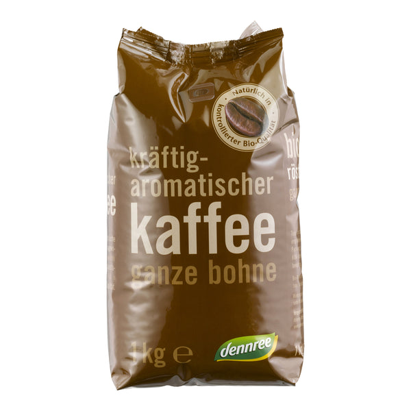 630275 Káva pražená zrnková 1 kg BIO DENNREE-1