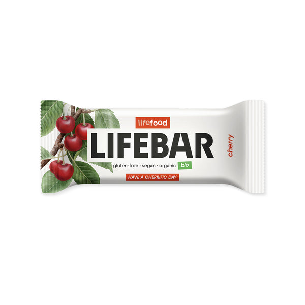 630298 Tyčinka Lifebar višňovo-třešňová RAW 40 g BIO LIFEFOOD-1