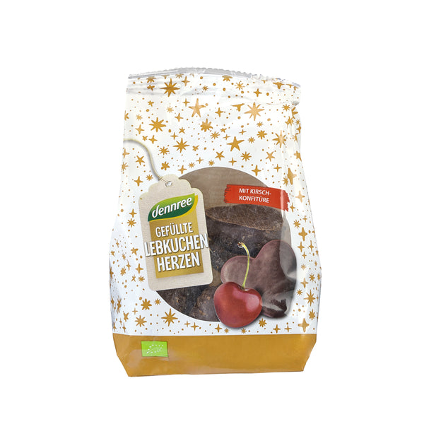 630413 Perníčky s třešňovou náplní 125 g BIO DENNREE-1