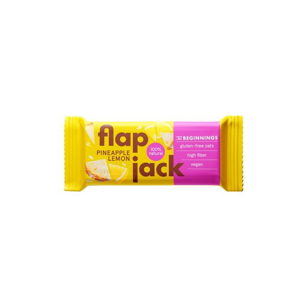 632242 Flapjack ovesný ananas a citron bezlepkový 60 g THE BEGINNINGS-1