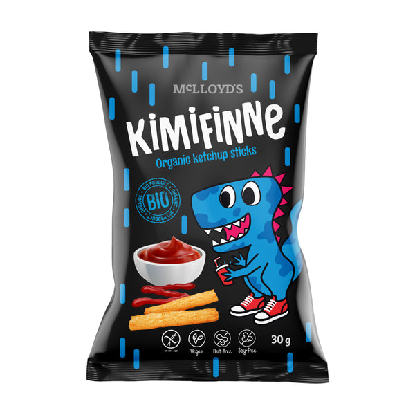 640074 Křupky Kimifinne tyčinky s kečupem 30 g BIO MCLLOYD´S-1