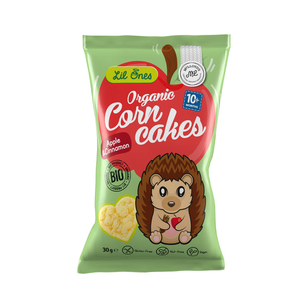 640078 Křupky kukuřičné Lil Ones jablko a skořice 30 g BIO MCLLOYD´S-1