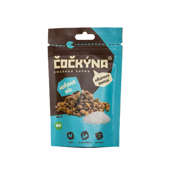 640133 Čočka smažená - mořská sůl 40 g BIO ČOČKÝNA-1