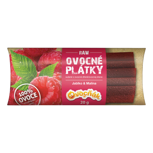 662214 Plátky ovocné jablko-malina 20 g OVOCŇÁK-1