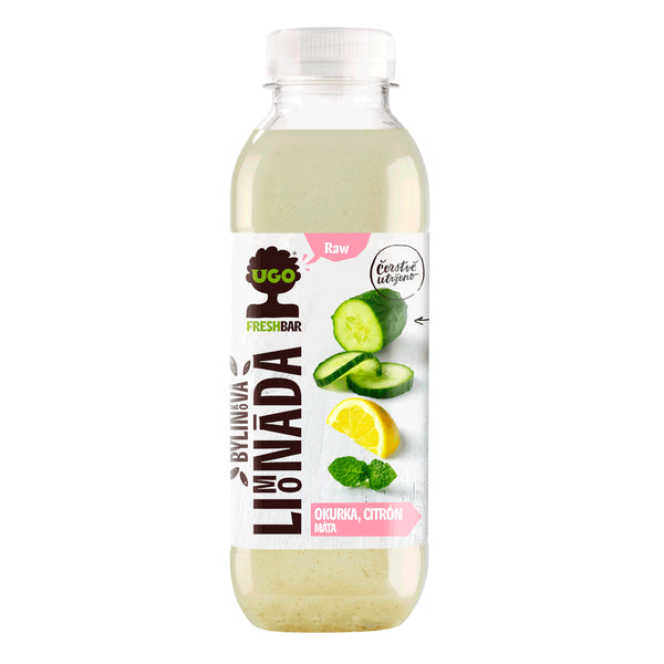 719037 Limonáda okurka, citrón a máta 500 ml UGO-1