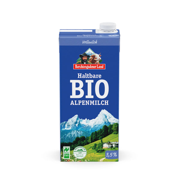 721148 Mléko trvanlivé alpské plnotučné 1 l BIO BGL-1