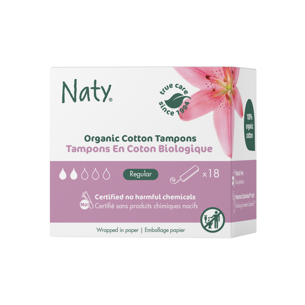 Tampóny Eco by Naty Regular (18 ks)