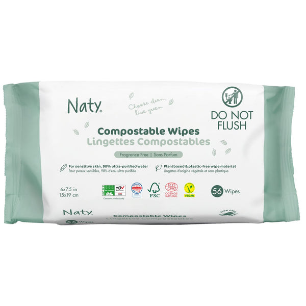 Eco by Naty Detské vlhčené hygienické vložky