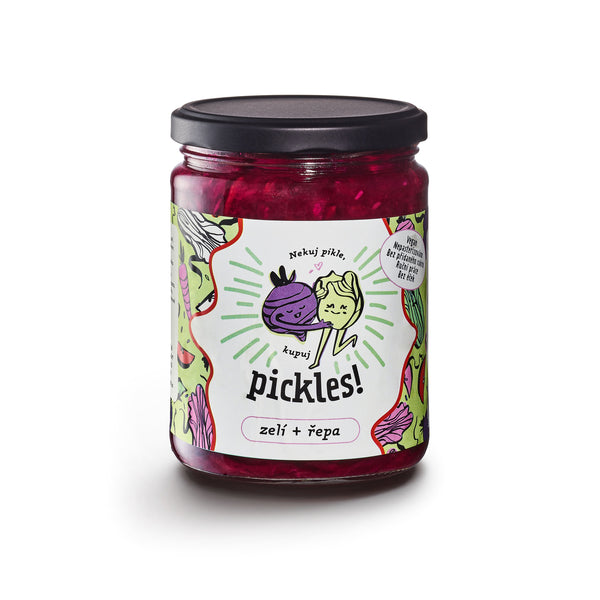 742154 Pickles s červeným zelím a řepou 490 g FERMENT IT-1