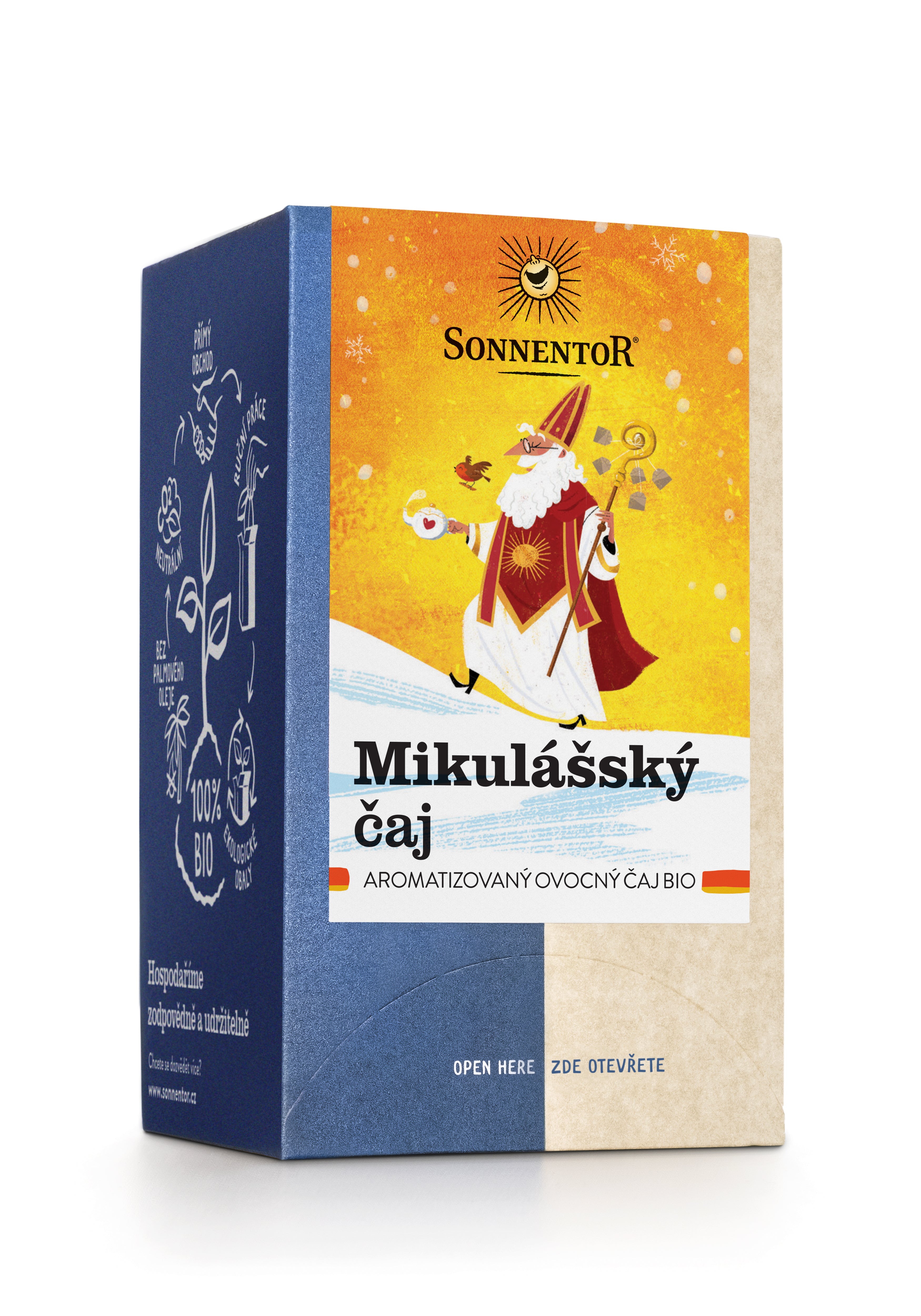 Sonnentor Aromatizovaný ovocný čaj Mikulášský čaj BIO - nálev. sáčky (18 x 2,8 g)